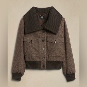 Current season BR tweed bomber jacket - never worn